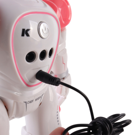 Leziter Cady robot inteligent, senzorial, jucărie interactivă roz [3]