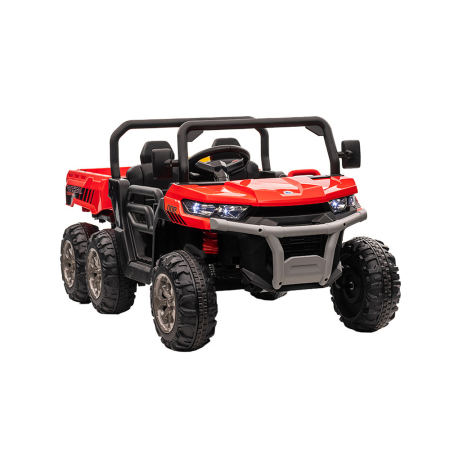 Produse temporar indisponibile - Leziter Camion electric cu platformă roșie