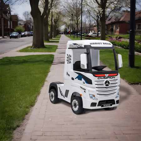 Leziter Camion electric Mercedes alb [1]