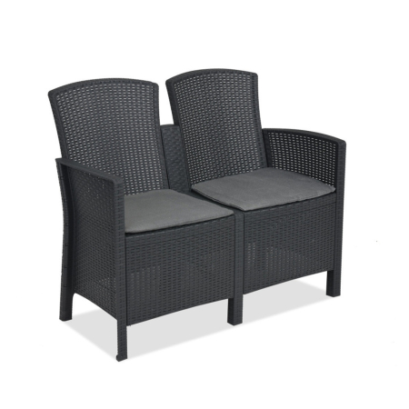 Canapea grădină - Leziter Canapea de grădină Lima cu 2 locuri