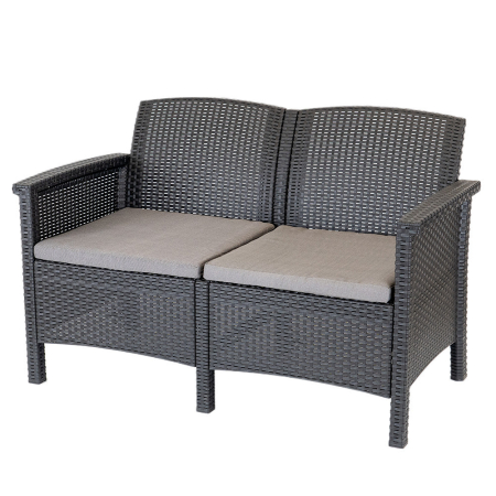 Leziter Canapea de grădină Venus cu 2 locuri [7]