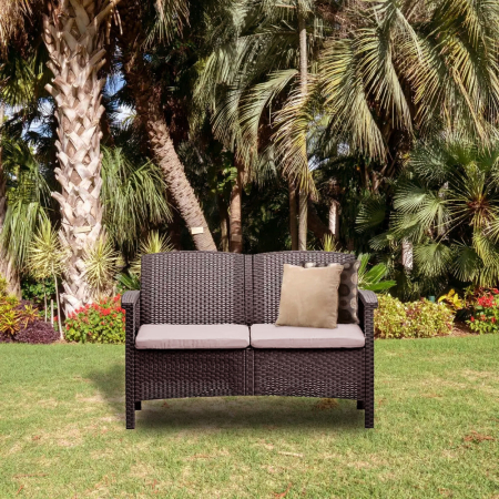 Leziter Canapea de grădină Venus cu 2 locuri [5]