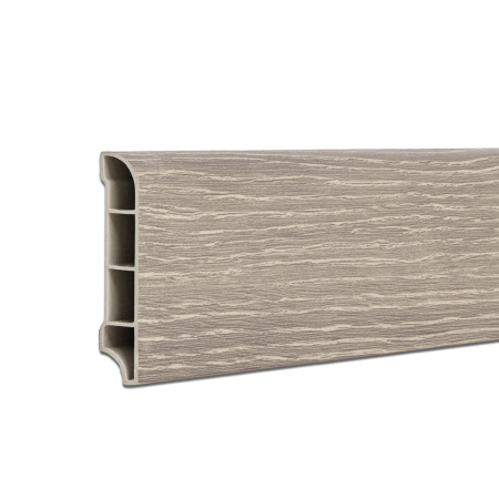 Pardoseli și placări pereți - Leziter Cant de podea din vinil SPC stejar Berben 2400x60x12 mm