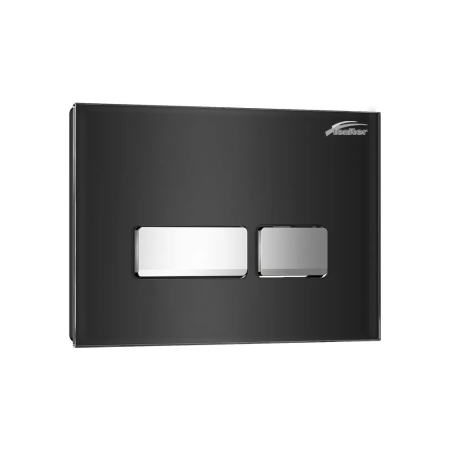 Produse temporar indisponibile - Leziter Capac de toaletă Roya 022 din sticlă neagră