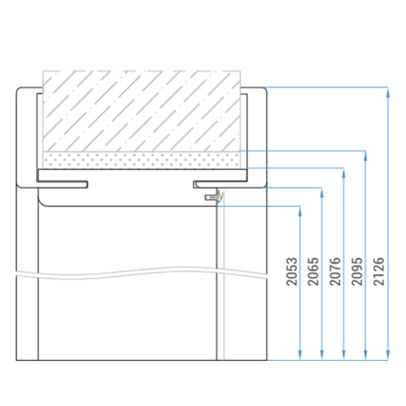 Leziter Carcasă decorativă lemn de nuc primo 100/ 9.5-11.5 stânga [2]