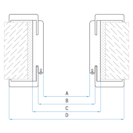 Leziter Carcasă decorativă lemn de nuc primo 75/ 9.5-11.5 stânga [3]