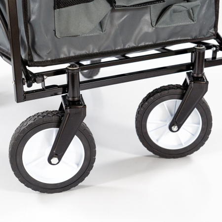 Leziter Cărucior de plajă pliabil de grădină gri [5]