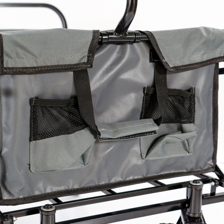 Leziter Cărucior de plajă pliabil de grădină gri [6]