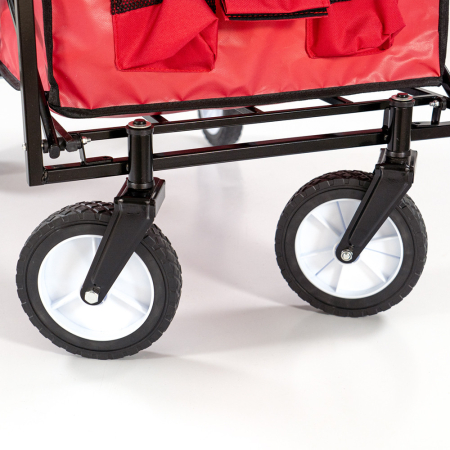 Leziter Cărucior de plajă pliabil de grădină roșu [5]