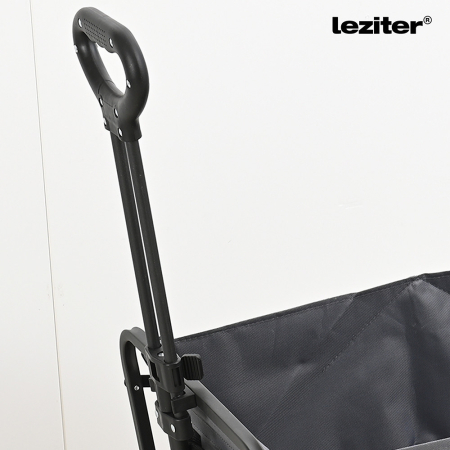 Leziter Cărucior de plajă pliabil standard pentru grădină, gri [4]