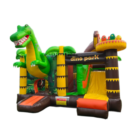 Castel gonflabil - Leziter Castel gonflabil cu dinozauri 5,2x5x4m