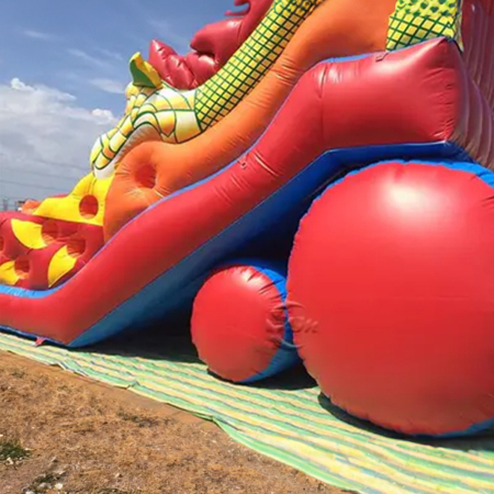 Leziter Castel gonflabil cu dragon 12x4x7m [3]