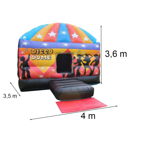 Leziter Castel gonflabil disco 4x3,5x3,6m [1]