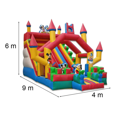 Leziter Castel gonflabil Mickey Mouse III 9x4x6m [1]
