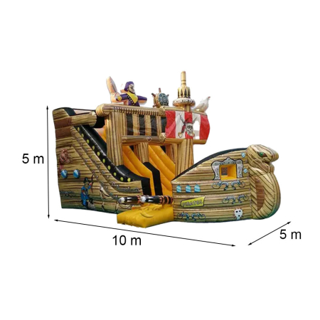 Leziter Castel gonflabil pirat 10x4x5m [1]