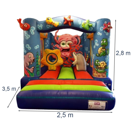 Leziter Castel gonflabil SeaWorld 3,5x2,5x2,8m [1]