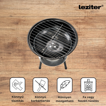 Leziter Ceainic de grădină cu grătar din fibră de sticlă [3]