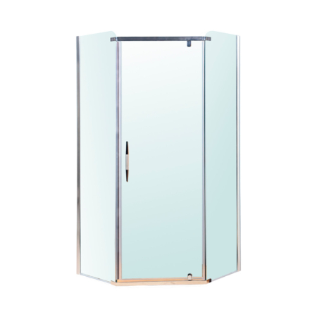 Leziter Celtic 100x100 cm cabină de duș pentagonală fără tavă [0]