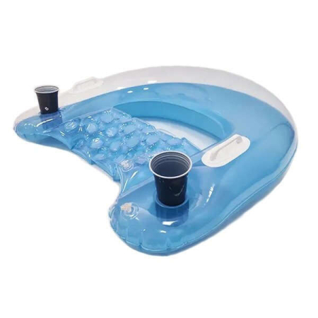 Leziter Chilaxo Scaun gonflabil pentru piscină cu suporturi pentru pahare [2]