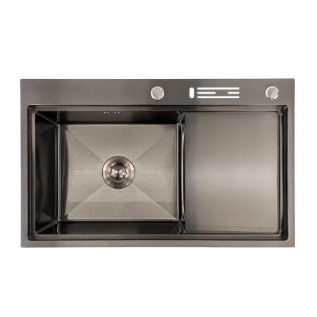 Leziter Chiuvetă Dahlia din oțel inoxidabil [0]