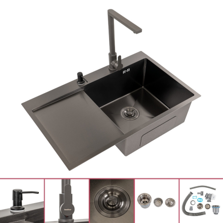 Produse temporar indisponibile - Leziter Chiuvetă Daisy IV din oțel inoxidabil