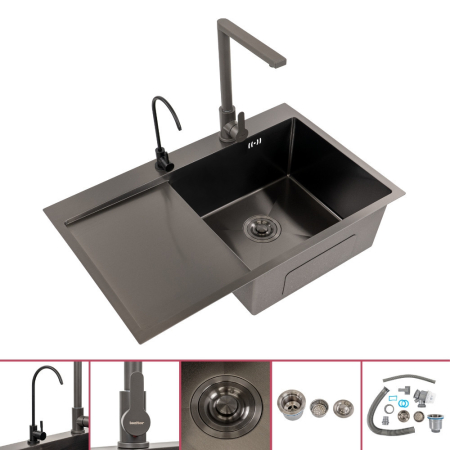 Produse temporar indisponibile - Leziter Chiuvetă din oțel inoxidabil Daisy III