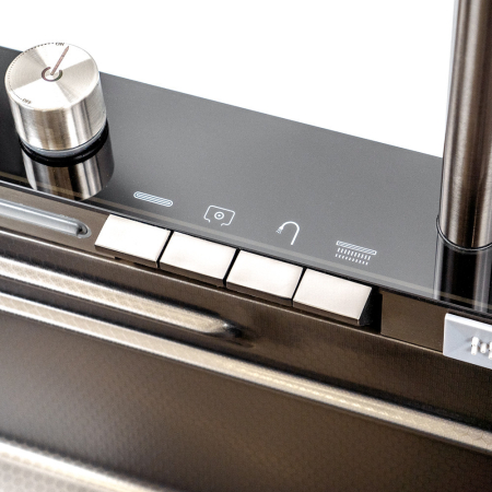 Leziter Chiuvetă multifuncțională Catania din oțel inoxidabil cu baterie digitală [8]