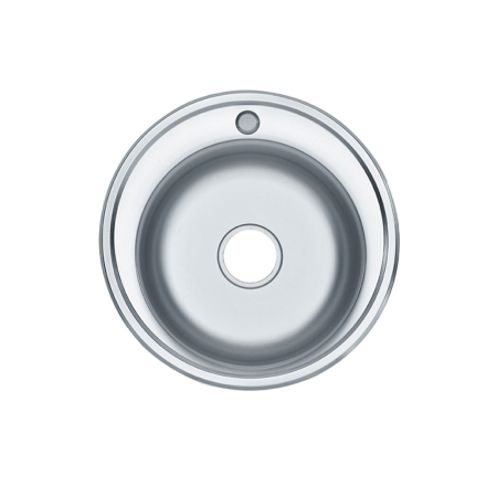Chiuvete bucatarie - Leziter Chiuvetă rotundă Teur din oțel inoxidabil cu o singură cuvă