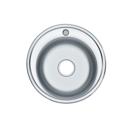 Produse temporar indisponibile - Leziter Chiuvetă rotundă Teur din oțel inoxidabil cu un singur bol