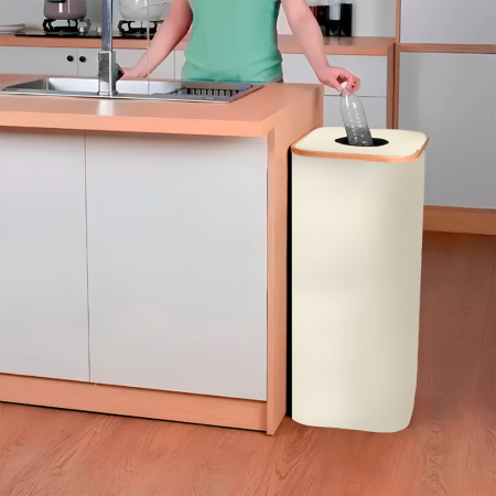 Leziter Colector selectiv de sticle 100l alb [1]