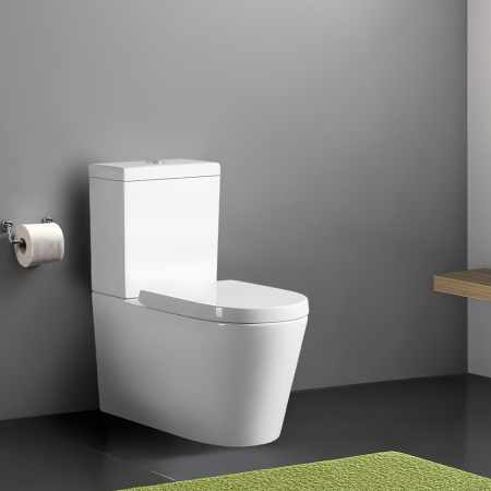 Leziter Combinație de toaletă Paulo fără ramă, cu evacuare inferioară/posterioară și capac cu închidere silențioasă [1]