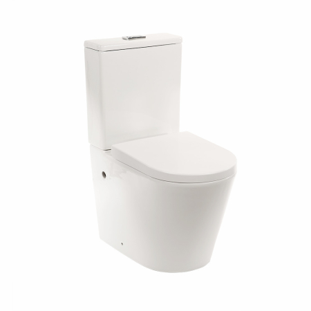 Leziter Combinație de toaletă Paulo fără ramă, cu evacuare inferioară/posterioară și capac cu închidere silențioasă [3]