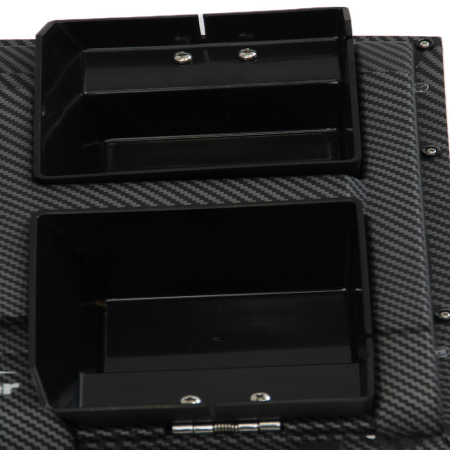 Leziter Compartiment dublu pentru hrănire cu ejector lateral pentru barcă, carbon [6]