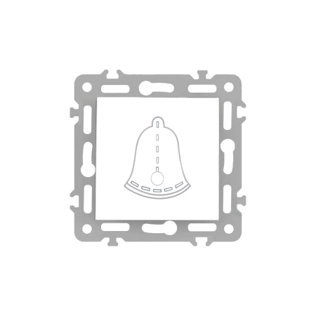 Întrerupător, priză, ieșire - Leziter Comutator clopot Nova 101N alb