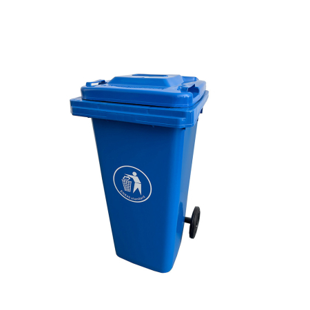 Coș gunoi - Leziter Container deșeuri 120L albastru