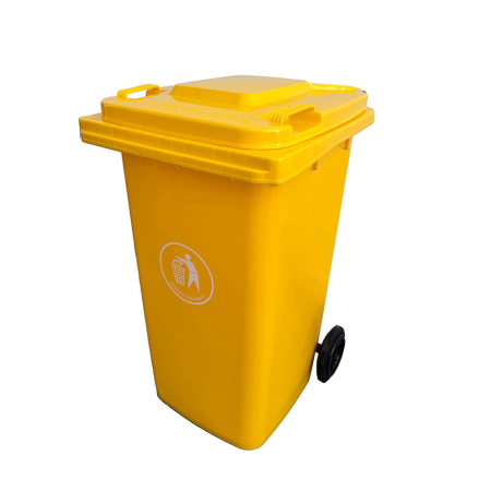 Coș gunoi - Leziter Container deșeuri 240L galben