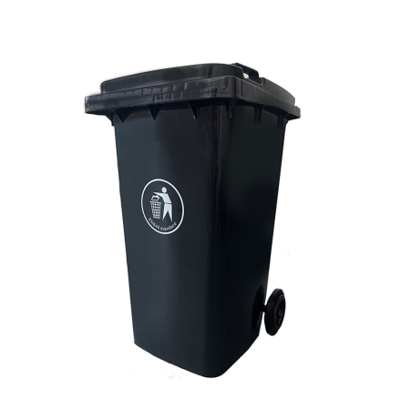 Coș gunoi - Leziter Container deșeuri 240L negru