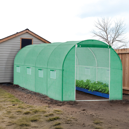 Leziter Cort din folie 200x250x400 cm, cadru din folie [2]