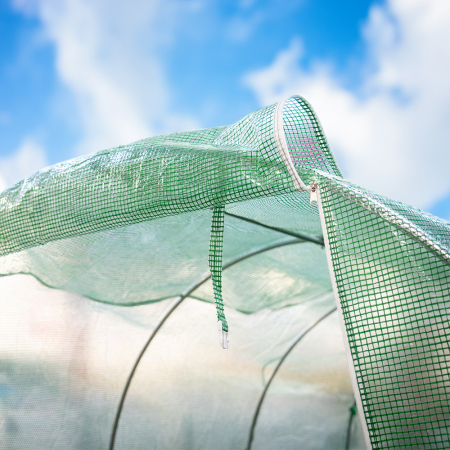 Leziter Cort din folie 200x300x450 cm, cadru din folie [7]