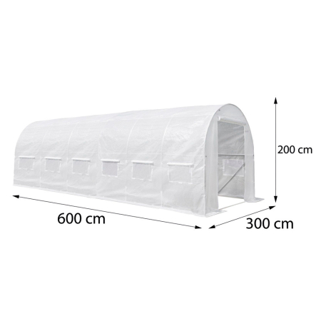 Leziter Cort din folie 200x300x600 cm, cadru din folie [1]