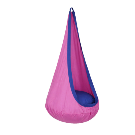 Fotoliu suspendat - Leziter Cosy Pendant Drip Swing cu pernă și pompă Roz