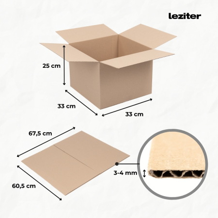 Leziter Cutie de carton 33x33x25 cm [1]