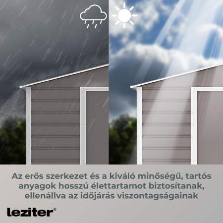 Leziter Depozit pentru unelte de grădină Arizona 213x195 cm [5]