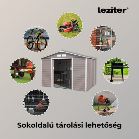 Leziter Depozit pentru unelte de grădină Kansas 277x195 cm [3]