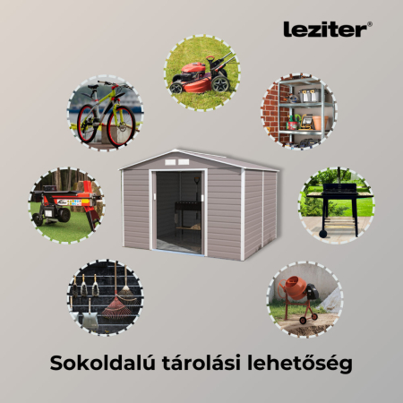 Leziter Depozit pentru unelte de grădină Oregon 277x259 cm [3]