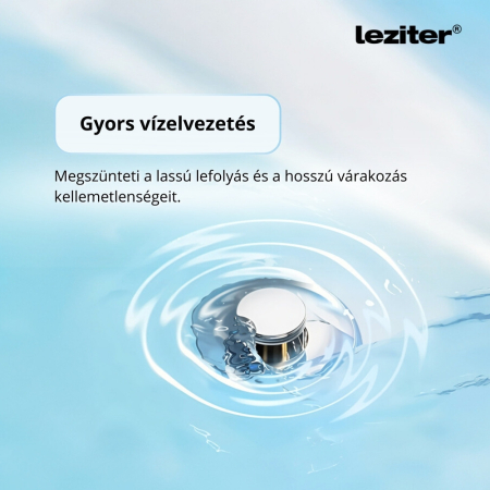 Leziter Dop de scurgere cu filtru din oțel inoxidabil 60 mm [9]