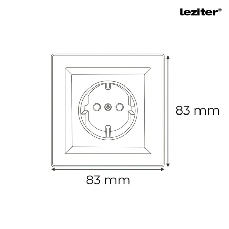 Leziter Dop Nova cu cadru alb [2]