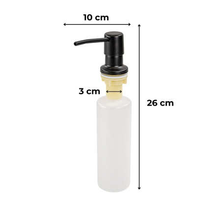 Leziter Dozator de detergent de vase pentru tava de chiuvetă [1]