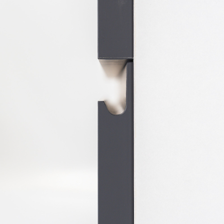 Leziter Dulap de bază Vario Pull 100 cu chiuvetă alb-antracit [5]