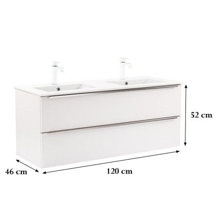 Leziter Dulap de bază Vario Trim 120 cu chiuvetă [2]